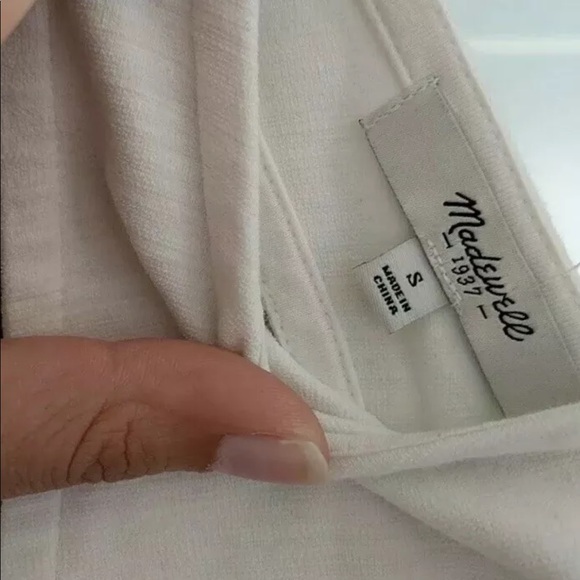 Madewell Pierside Zip Back Racerback dress Sz S - Picture 4 of 4